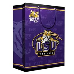 Louisiana State Fightin Tigers NCAA Medium Gift Bag (9.75 Tall) by Pro Specialties Group