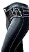 D&B PLUS SIZE WOMEN'S Stretch premium BLACK denim jeans Skinny PANTS