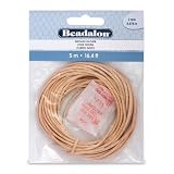Beadalon Indian Leather 2.0mm Natural, 5-Meter