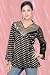 Black Viscose georgette kurti with nice beaded neckline
