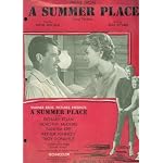 Theme From a Summer Place (Cover Photo: Richard Egan, Sandra Dee, Troy Donahue and Dorothy McGuire) book cover