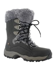 Shoes: HI-TEC ST.ANTON 200 WP Womens Waterproof Winter Boots (10 US) (Black/Graphite)