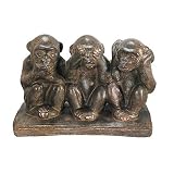 Import Collection 3 Monkeys Statue