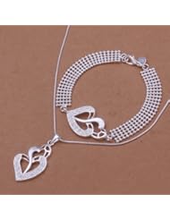 From Amazon.com. Click for details:
 925silver Solid Silver Sexy Jewelry Women Sterling Chain Necklace&Bracelet/Bangle Set Plated 353 925silver Solid Silver Sexy Jewelry Women Sterling Chain Necklace&Bracelet/Bangle Set Plated 353