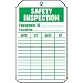 Accuform Signs TRS315CTP Safety Inspection Record Tag, PF-Cardstock (Pack of 25)