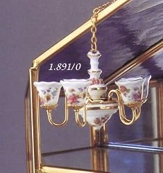 Reutter Porcelain Miniature Chandelier