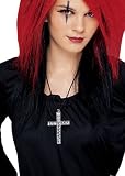 Gothic Jeweled Cross with Chain