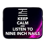 RCINC Keep Calm And Listen Muisc Water-resistant Tablet Carrying Case Size 15 Inch