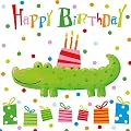 Serviette Kindergeburtstag Krokodil 20 St�ck