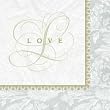 Wedding Elegance Lun Napkin 16 pc