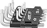JTC 9PCS ショート穴開き 5PT スターレンチセット トルクス いじり止め JTC5355