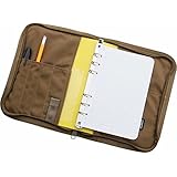 Ring Binder Cvr, Cordura, 5-5/8x7-1/2, Tan