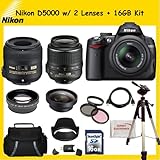 Nikon D5000 SLR Digital Camera Kit with Nikon 18-55mm f/3.5-5.6G VR AF-S DX ....