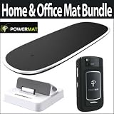 Powermat PMM-HO100 Home & Office Mat Bundle With Powermat PMR-BBT1 Receiver Li-Ion Battery Door for Blackberry Tour & Powermat PMR-AID1 Receiver Dock for Ipod and Iphone