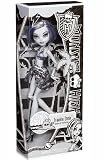 2012 MONSTER HIGH SKULL SHORES BLACK & WHITE FRANKIE STEIN DOLL