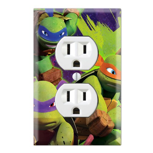 Ninja Turtles Decorative Duplex Outlet Wall Plate Cover