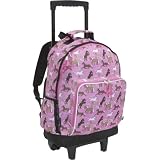 Wildkin Retro High Roller Rolling Backpack