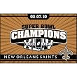 New Orleans Saints Super Bowl Champions Starter Mat