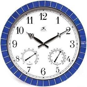 Clarion Wall Clock - Blue by Infinity
