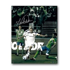 Autographed Landon Donovan 16-by-20 inch unframed LA Galaxy photo 78290