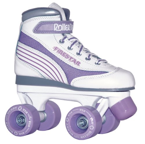 Roller Derby Firestar Girl's Roller Skate, Size- 1