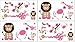 Jungle Friends Wall Decal Stickers by Sweet Jojo Designs - Set of 4 Sheets