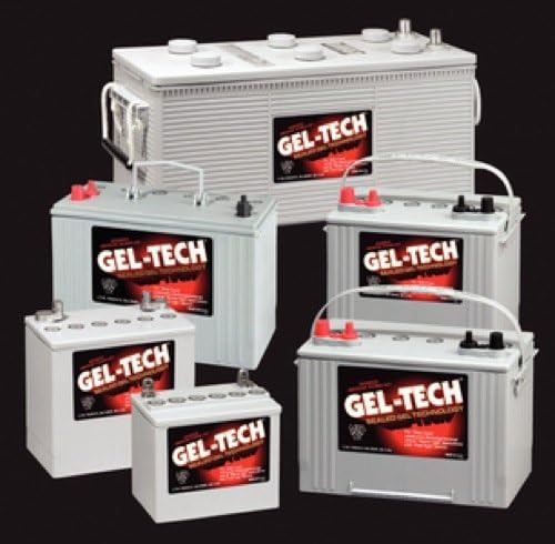 Midstate Battery Gel-Tec Dryfit Battery, 12 Volt Deep Cycle 8G8D