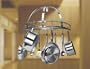 Leyse Stainless Steel Wall Mount Semi Circle Pot Rack