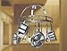 Leyse Stainless Steel Wall Mount Semi Circle Pot Rack