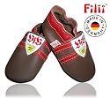 *BRAUN-ROT* VfB Krabbelschuhe Filii
