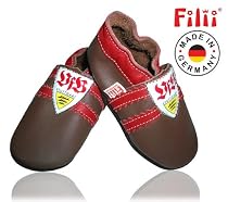 *BRAUN-ROT* VfB Krabbelschuhe Filii