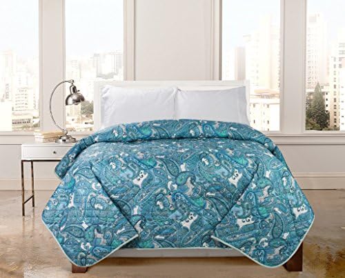 Regal Home Bedspreads - Quilts with Modern Box Stitch Design - Full/Queen Coverlets or Comforters