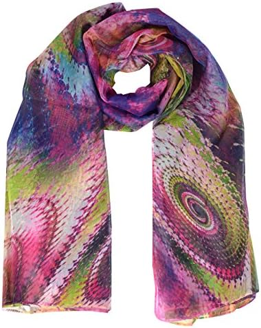 DABAN Summer Chiffon Scarf for Women Shawl Wraps Sun Protective (Multicolored)