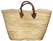 Moroccan Straw Summer Beach / Shopper / Tote Bag 22"x12"x7"