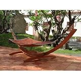 Arc Hammock Stand - Wood (Natural Wood) (51H x 73W x 185D)