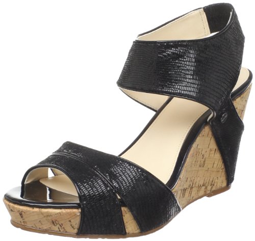 Calvin Klein Women's Jennifer Pearlized Reptile Wedge Sandal
