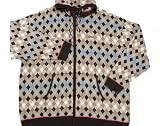 Enyce Big and Tall Caddy Full Zip Argyle Sweater Hoody