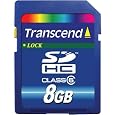 Transcend 8 GB Class 6 SDHC Flash Memory Card TS8GSDHC6