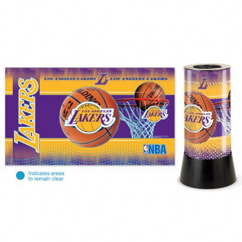 NBA Los Angeles Lakers Rotating Lamp