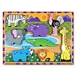 Melissa & Doug Deluxe Wooden Safari Chunky Puzzle