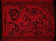 Tribal Sarong - Dolphins on Red