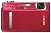 Sony DSC-T500R Digitalkamera (10 Megapixel, 5-fach opt. Zoom, 8,9 cm (3,5 Zoll) Display, Touchscreen) rot