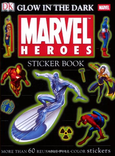 Glow-in-the-Dark Marvel Heroes (Ultimate Sticker Books)