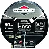 Briggs and Stratton 8BS50 50-Foot Premium Heavy-Duty Rubber Garden Hose