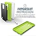 Caseology® Samsung Galaxy Note 4 Case, [Matte Armor] [Black/Lime Green] Duel Layer [ Shock Proof] Impact Resistant Cover