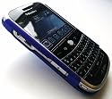 FLASH SUPERSTORE LCD SCREEN PROTECTOR AND CLIP ON BACK SHELL CASE FOR BLACKBERRY 9000 BOLD ROYAL BLUE