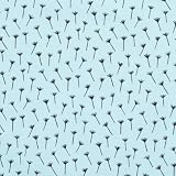 V&A Fabric - Seed Head (Blue)