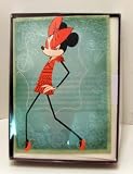 Hallmark Disney Stationary NOT2248 Skinny Minnie Note Cards