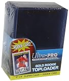 (Pack of 25) Ultra-Pro Gold Rookie Toploaders for Baseball Cards