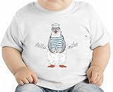 Sailor penguin オーガニックベビーTシャツ 12 - 18 Months